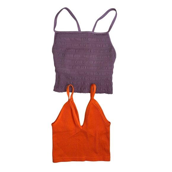 🆕 Free People Movement 5-Piece Bundle, Shorts + Tanks, M/L, Wholesale Irregular - Picture 3 of 10